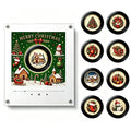 My Christmas Vinyl Musical Christmas Ornaments NFC Inductive Music Vinyl Record Fridge Magnet DIY Personalized Christmas Decors